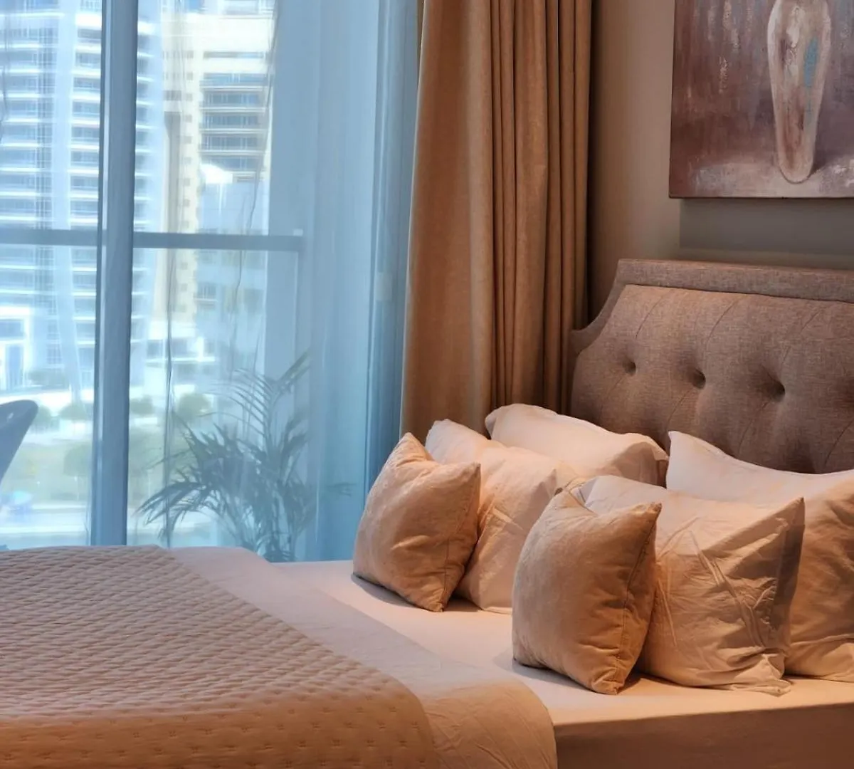 Guest house Stunning Marina View Luxury Studio One Dubai